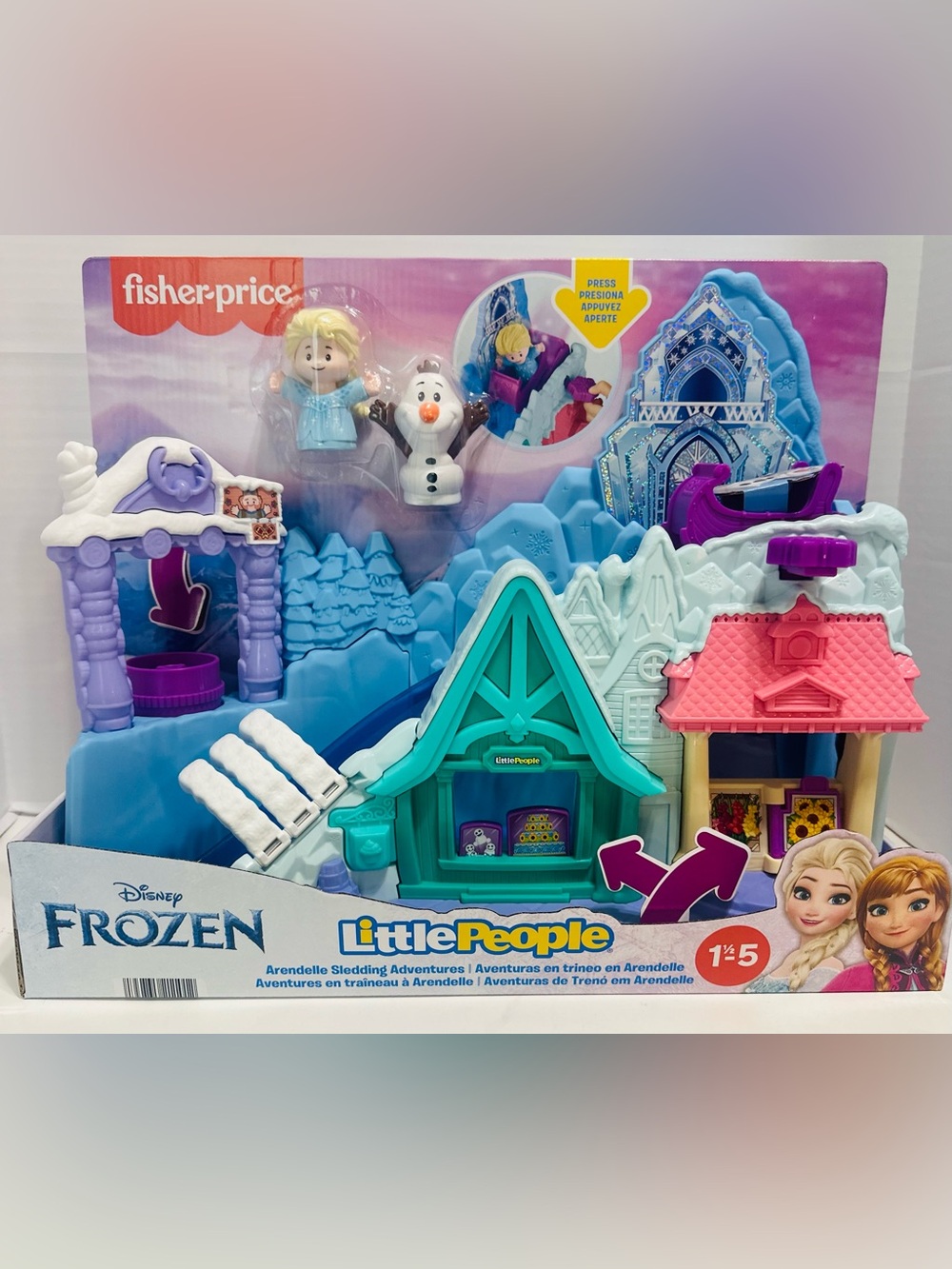 Fisher-Price Little People Disney Frozen Arendelle Sledding Adventures Playset